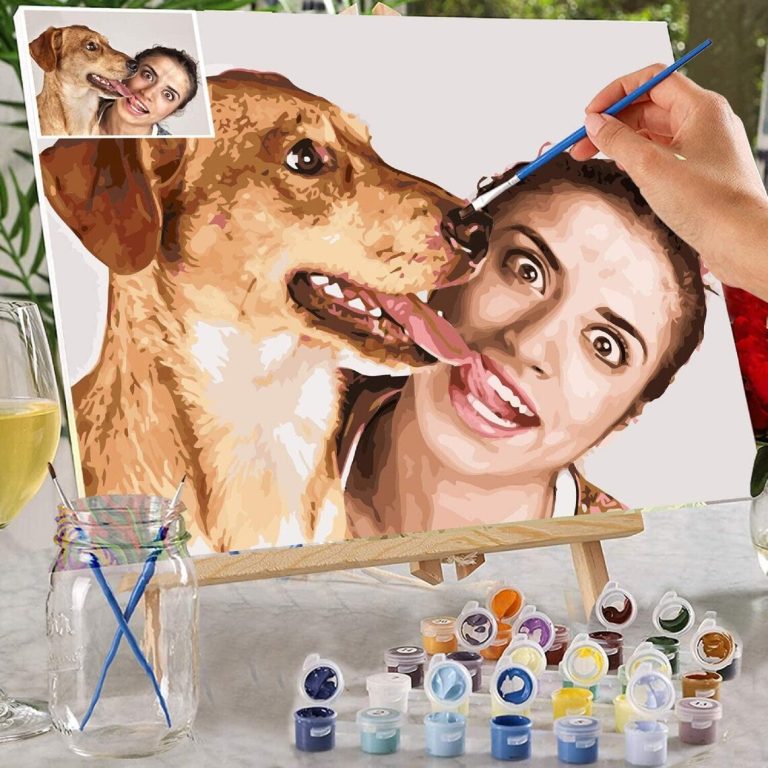 Paint by numbers customized