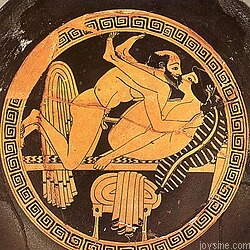 250px Sexual act at tondo of attic red figure kylix by the Triptolemos Painter.jpg